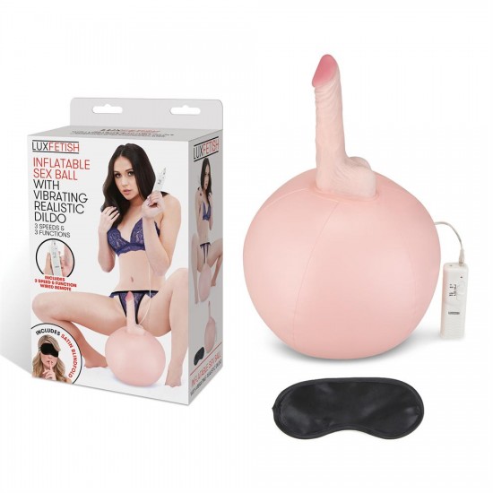 Lux Fetish 充氣情趣球連震動自慰棒