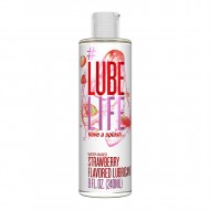 LubeLife 草莓味可食用水性潤滑劑 - 240ml