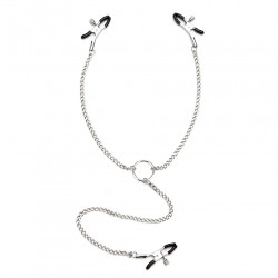 Lux Fetish 可調式乳頭夾連陰蒂夾