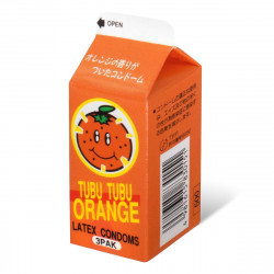 甜橙味安全小包 3 片裝 乳膠安全套